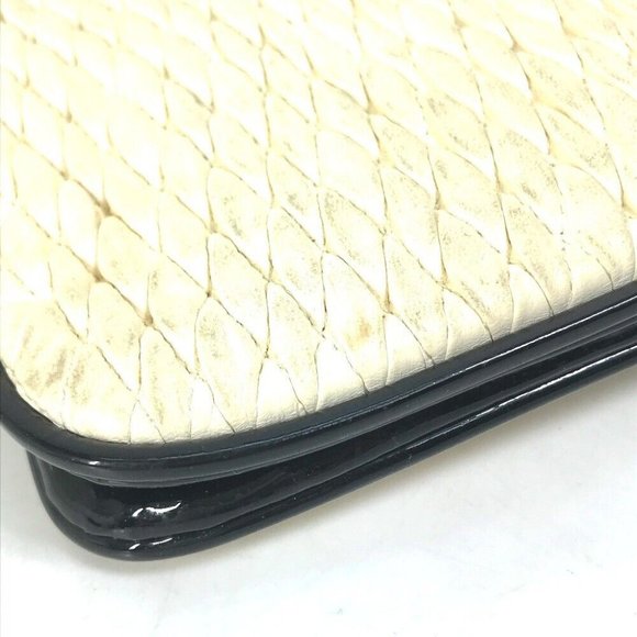 CHANEL CC CC Mark Chain bag Crossbody Double Chain Shoulder Bag White/SilverHW - Picture 8 of 16